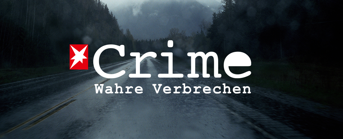 stern Crime Logo vor einer dunklen Straße